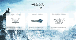 Desktop Screenshot of massyx.de
